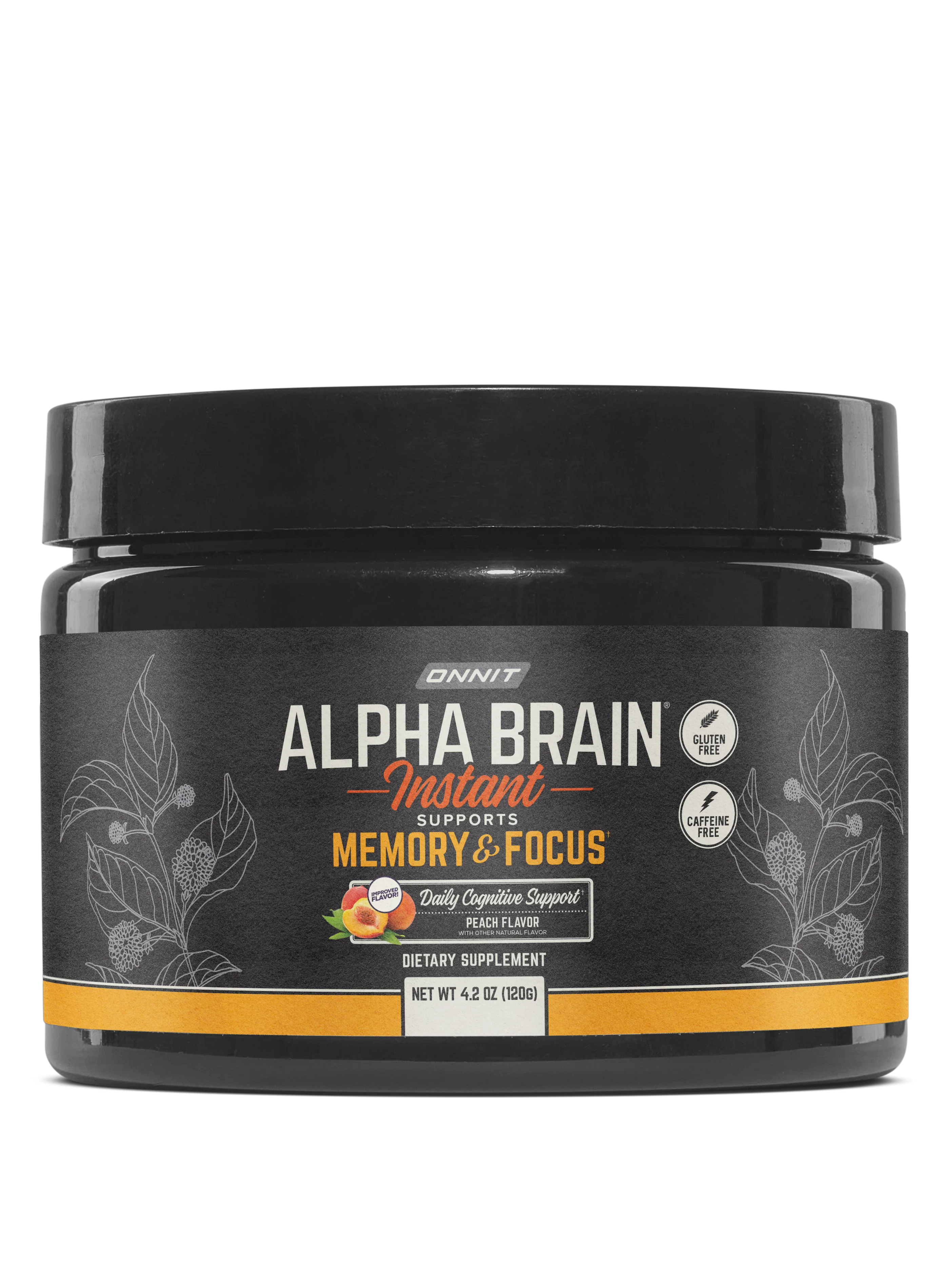Alpha BRAIN® Instant - Peach (30 Serving Tub)